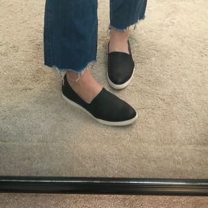 Dr scholls black slip ons